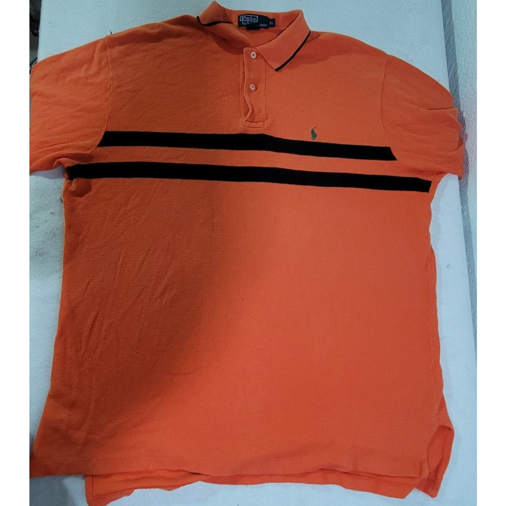 Vintage POLO RALPH LAUREN Mens XL Orange